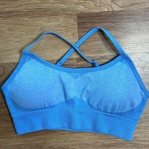 Moyooga Strappy Padded Seamless Sports Bra